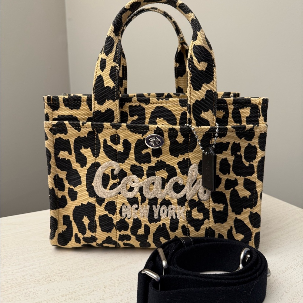 Coach Leopard Print Tote Bag